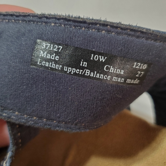 Clarks Bendables Navy Blue Velcro Slip-on Comfort Sandals 10W - Picture 11 of 11